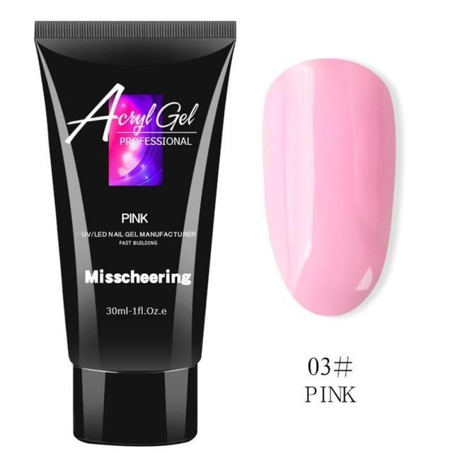Nail Crystal Poly Gel
