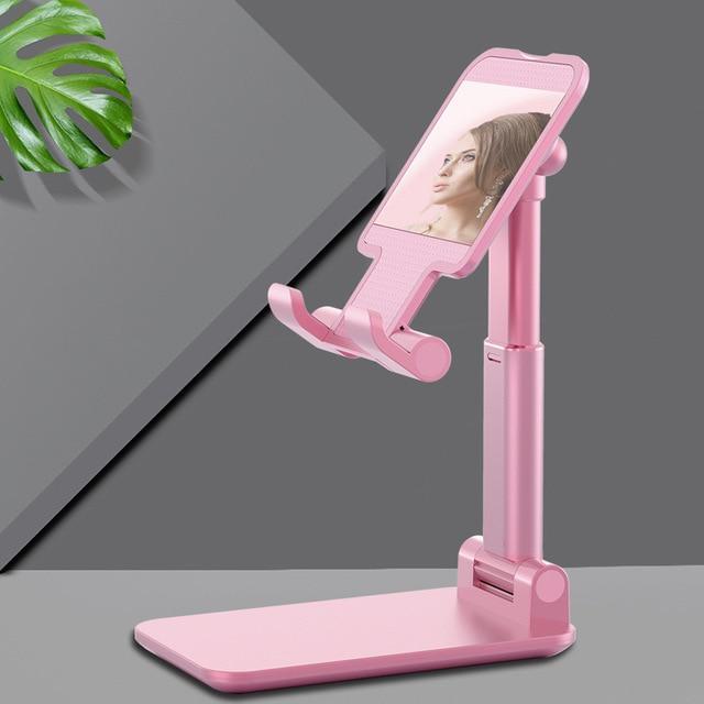 Ergonomic adjustable cell phone stand