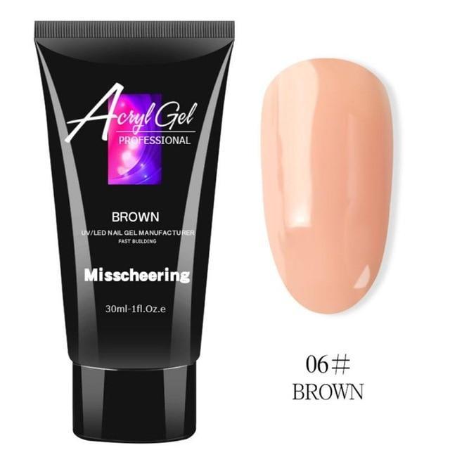 Nail Crystal Poly Gel