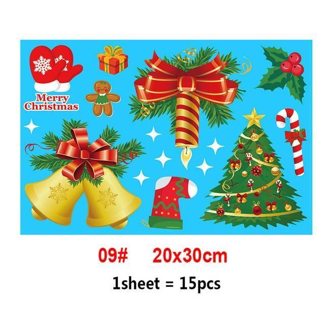 Christmas Window Sticker Decals