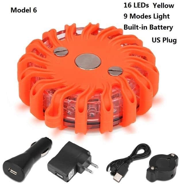 LED Road Flares Flashing Warning Light