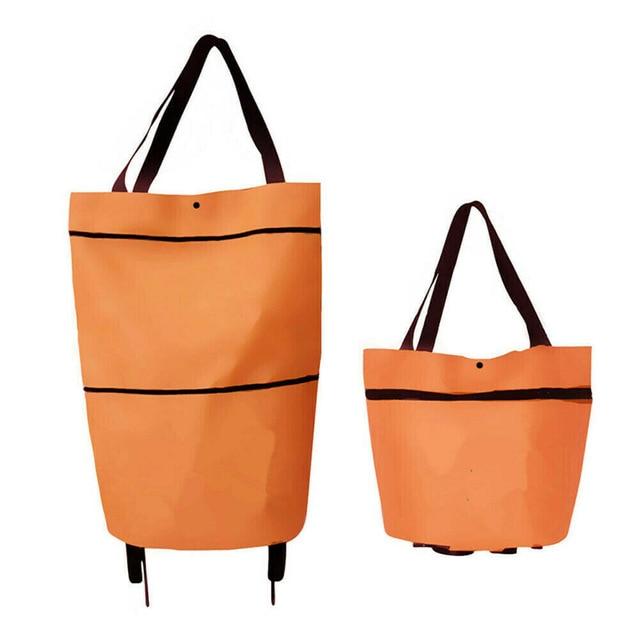 Foldable Waterproof Shopping Trolley Tote Bag
