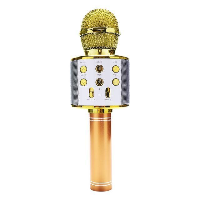 Wireless Bluetooth 3-In-1 Karaoke Mic Speaker