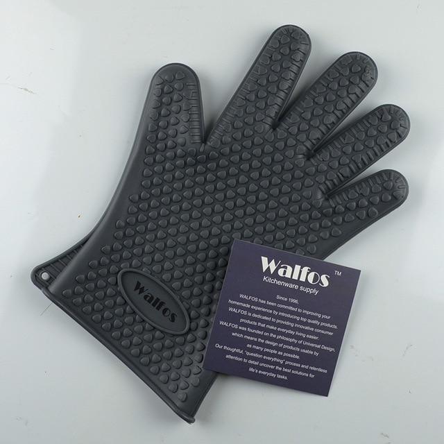 BBQ Silicone Oven Grill Barbecue Glove Mitts