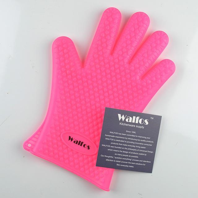 BBQ Silicone Oven Grill Barbecue Glove Mitts
