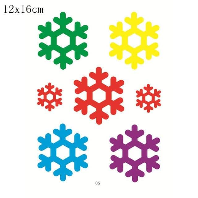 Christmas Window Sticker Decals