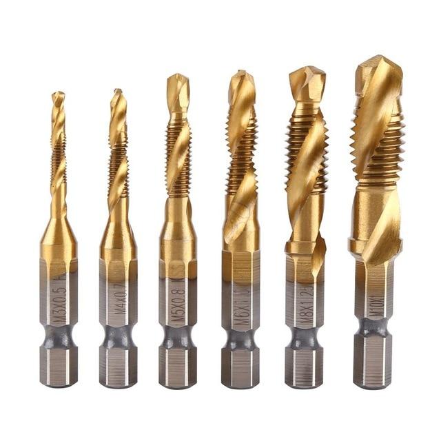 Bolt Thread Spiral Tap Complete Set