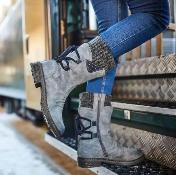 Women’s Winter Warm Lace Up Snow Boots