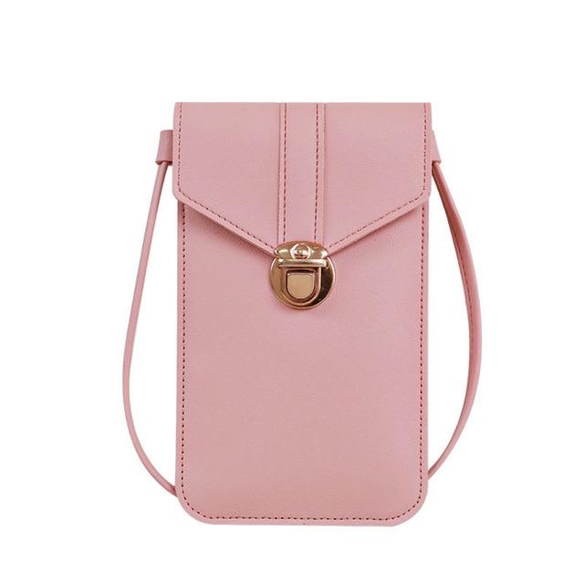 Touchscreen PU Leather Mobile Phone Purse