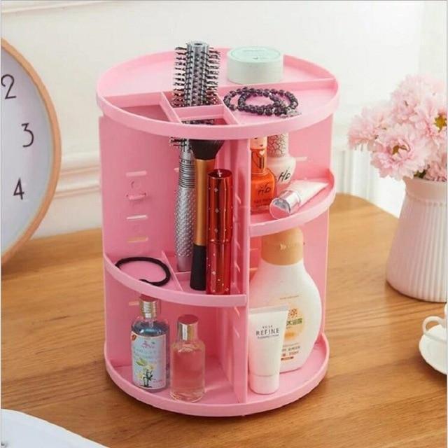 360 Rotating Makeup Organizer Storage