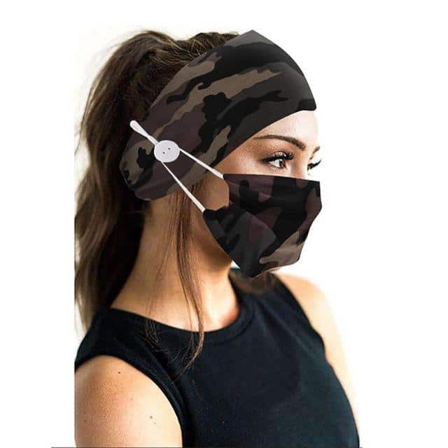Fashion Button Headbands (Set of 2)