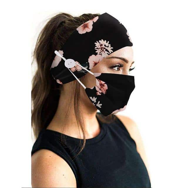 Fashion Button Headbands (Set of 2)