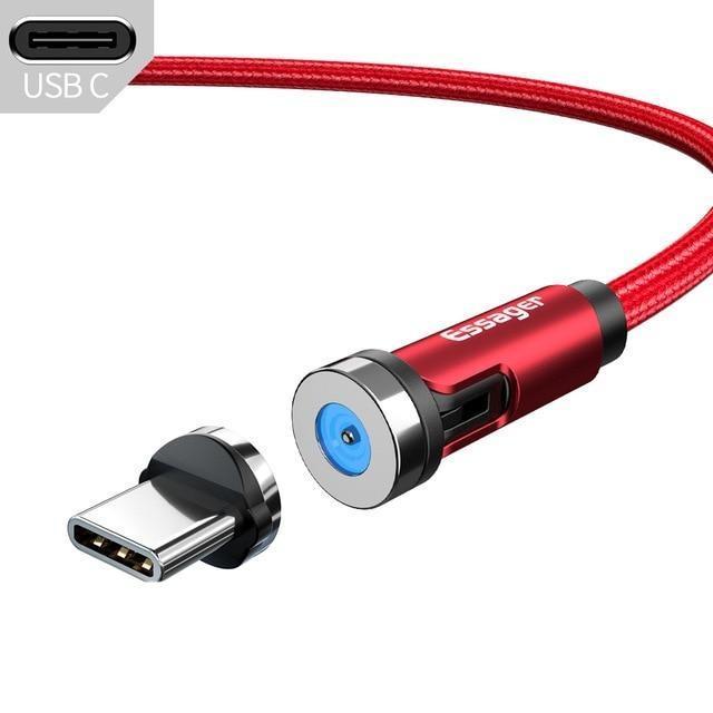 540° Rotation Fastest Charging Magnetic Cable