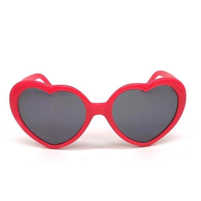 Retro Heart Lenses Glasses