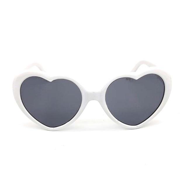 Retro Heart Lenses Glasses