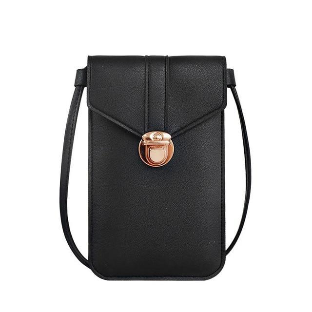 Touchscreen PU Leather Mobile Phone Purse