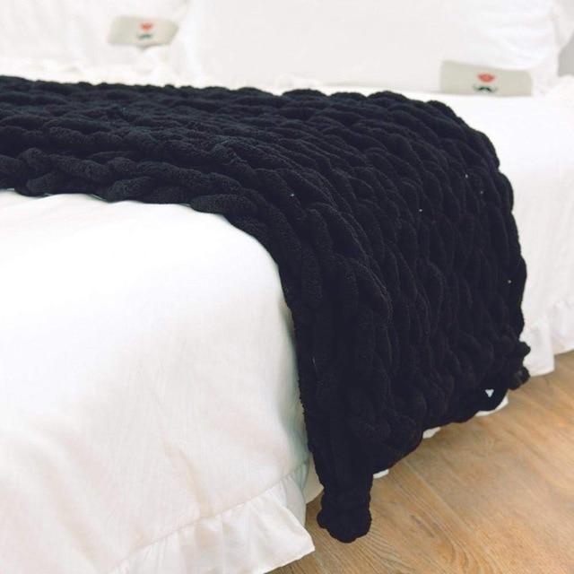 Handmade Chunky Knit Blanket