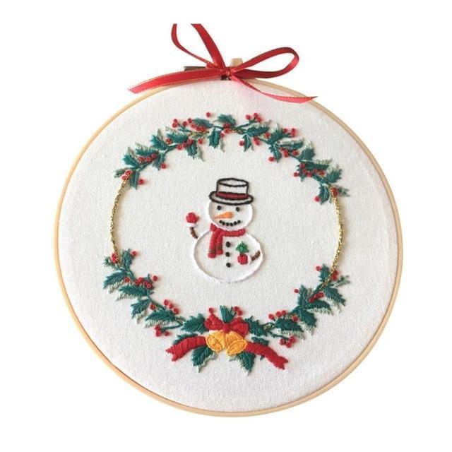 Christmas Embroidery Set