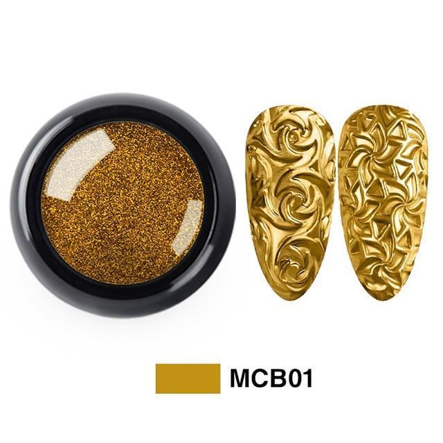 4D Sculpture Nail Art Mold Set