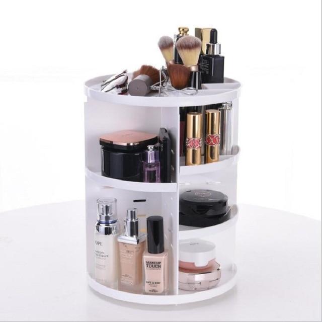 360 Rotating Makeup Organizer Storage