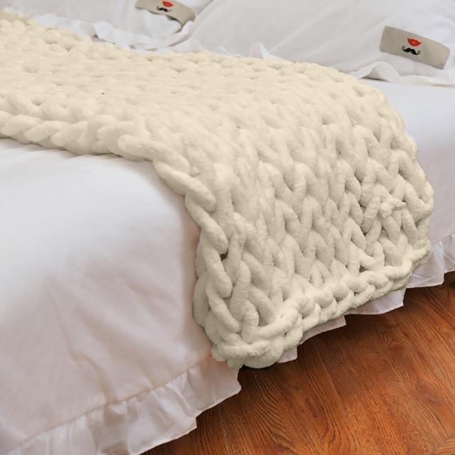 Handmade Chunky Knit Blanket