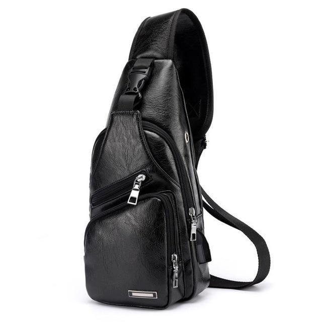 Anti-Theft Men’s Crossbody Sling Bag