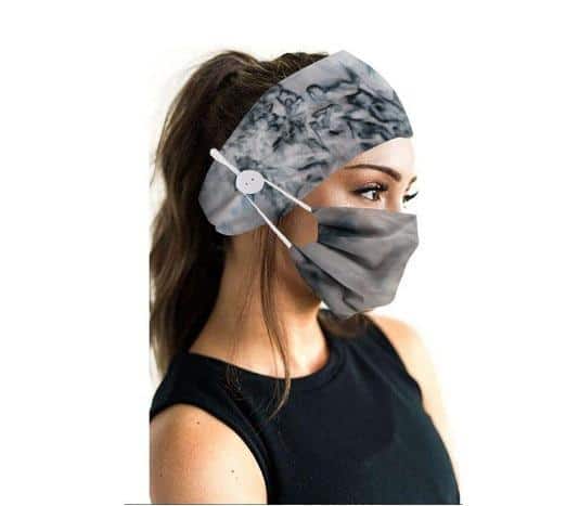 Fashion Button Headbands (Set of 2)