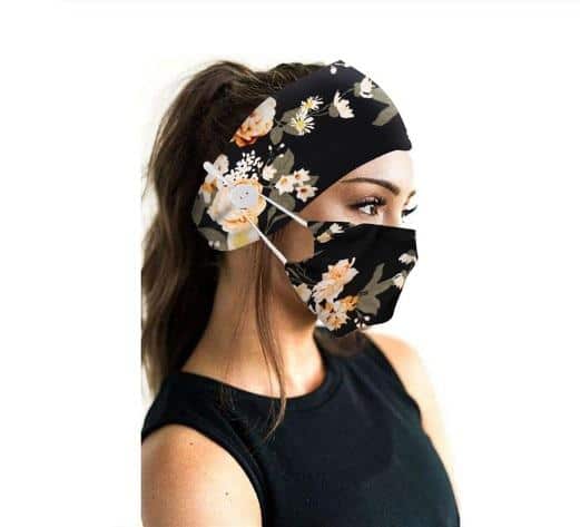 Fashion Button Headbands (Set of 2)