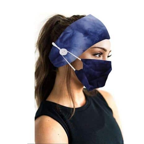 Fashion Button Headbands (Set of 2)