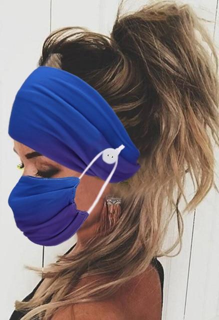 Fashion Button Headbands (Set of 2)